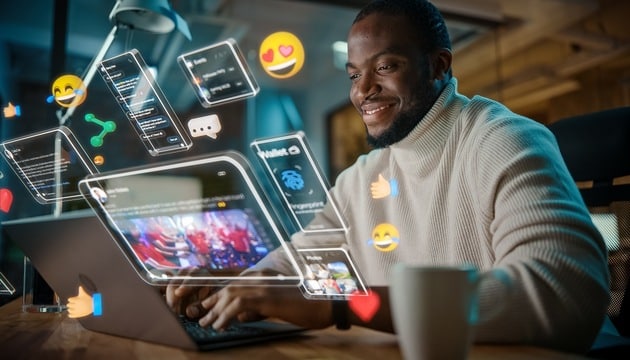 Augmented-reality-social-media